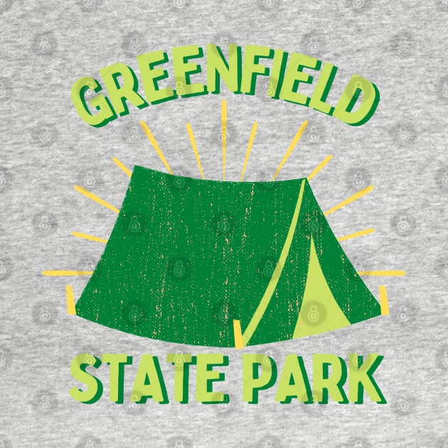 Greenfield State Park Camping Tent by Caring is Cool